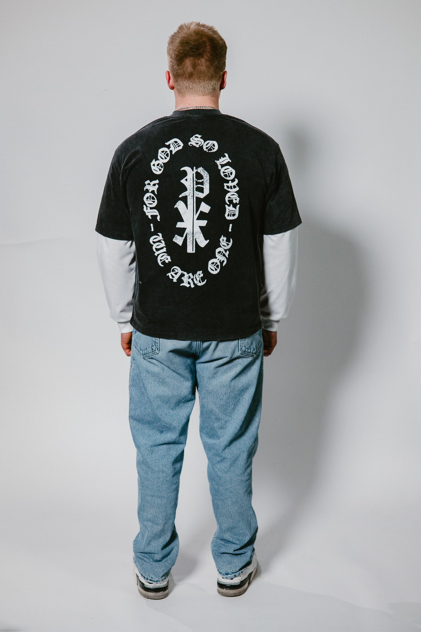 FOR GOD SO LOVED LAYERED LONG SLEEVE