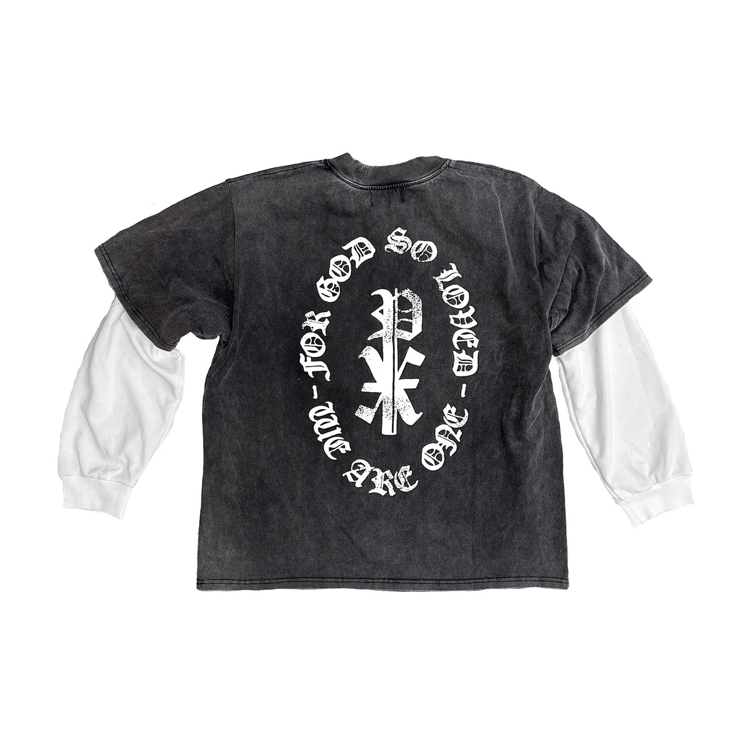 FOR GOD SO LOVED LAYERED LONG SLEEVE